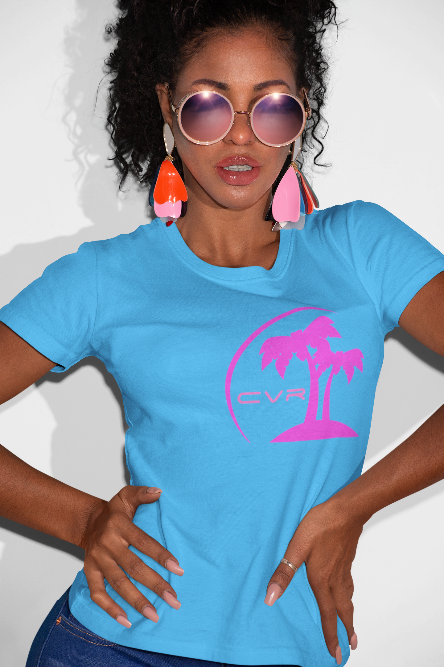 CVR Double Palm SFELV CVR Collection Short Sleeve Women’s t-shirt - California Vegan Republic Spring/Summer 2019