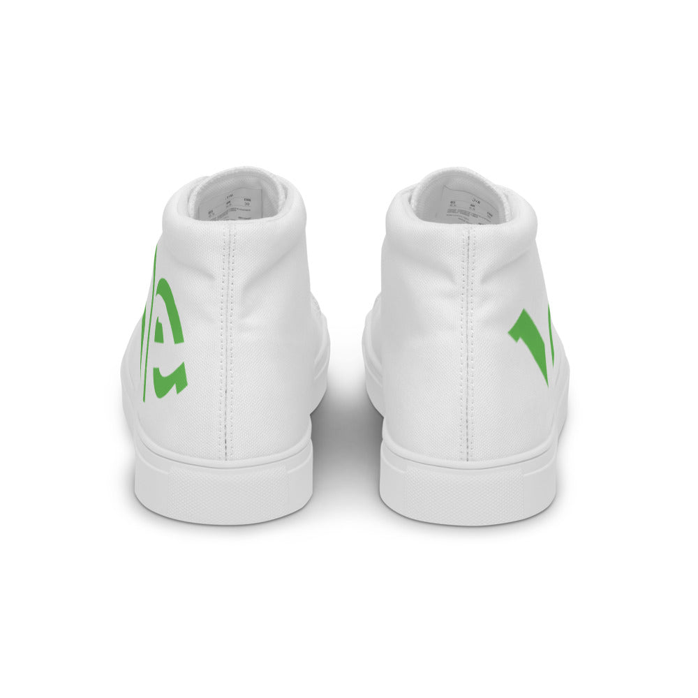 Grass Ve Vegan Men’s high top canvas shoes