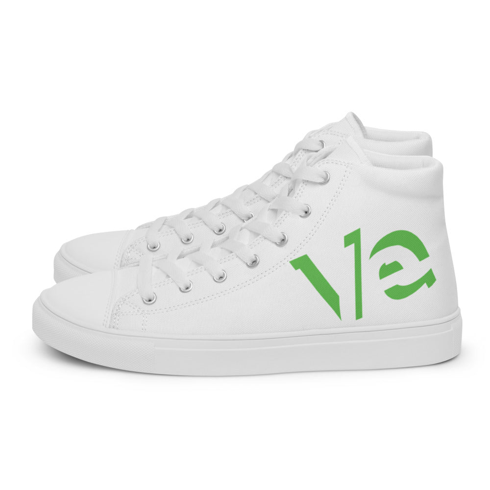 Grass Ve Vegan Men’s high top canvas shoes