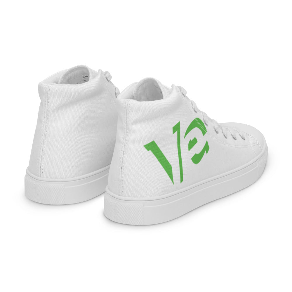 Grass Ve Vegan Men’s high top canvas shoes