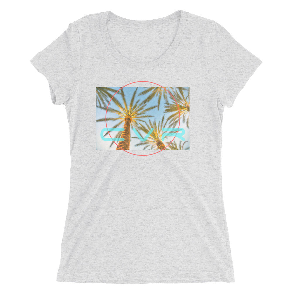 CVR Summer Palm SFELV CVR Collection Short Sleeve Women’s t-shirt - California Vegan Republic Spring/Summer 2019