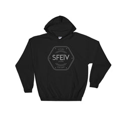 SFELV Eat Plants. Wear Plants. California Hexagon Unisex Hooded Sweatshirt