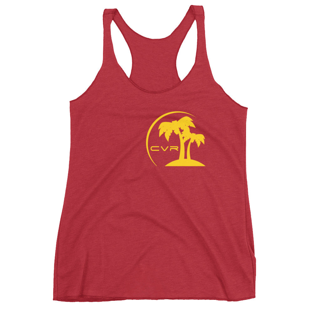 California Vegan Republic CVR Double Palm Women's Tank Top SFELV Spring/Summer 2019