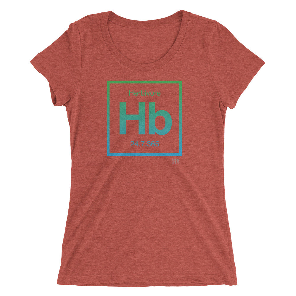 Hb Herbivore 24.7.365 SFElV Elements Collection Women's short sleeve t-shirt