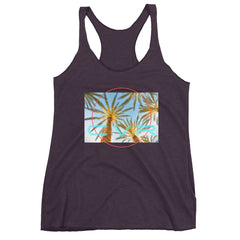 California Vegan Republic CVR Summer Palm Women's Tank Top SFELV Spring/Summer 2019