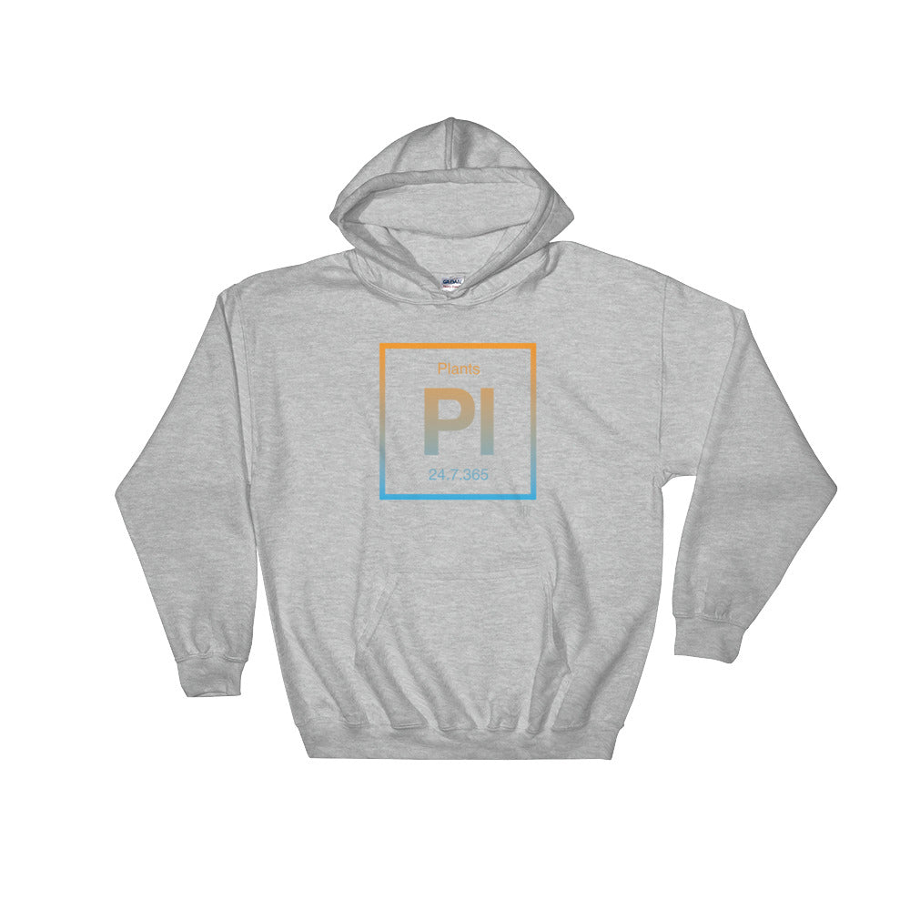 Pl Plants 24.7.365 SFElV Elements Collection Unisex Hooded Sweatshirt