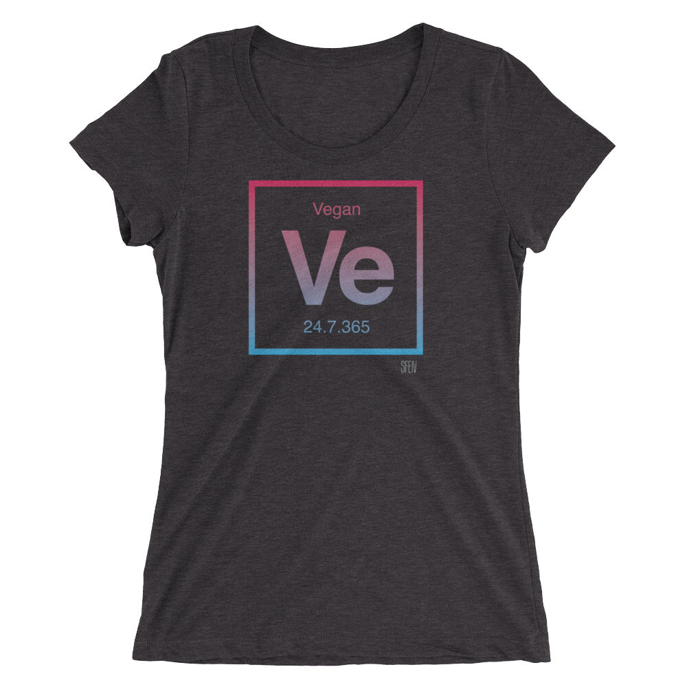 Ve Vegan 24.7.365 SFElV Elements Collection Women's short sleeve t-shirt
