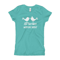 Feed Two Birds With One Scone Girl's T-Shirt