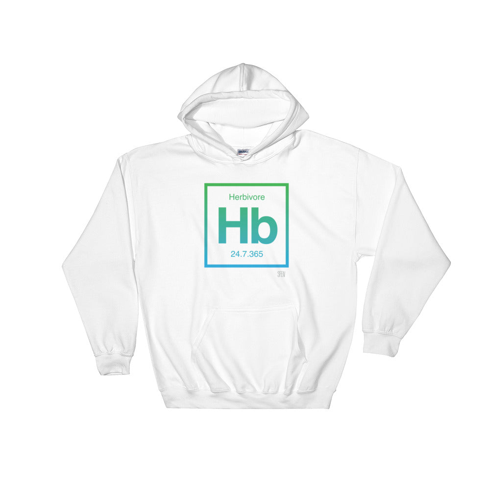 Hb Herbivore 24.7.365 SFElV Elements Collection Unisex Hooded Sweatshirt