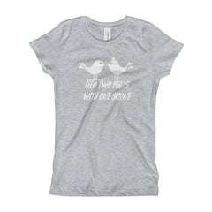 Feed Two Birds With One Scone Girl's T-Shirt