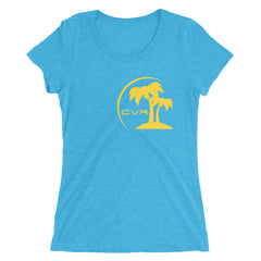 CVR Gold Double Palm SFELV CVR Collection Short Sleeve Women’s t-shirt - California Vegan Republic Spring/Summer 2019