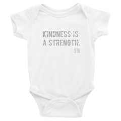 Kindness Is a Strength. SFELV Infant Bodysuit