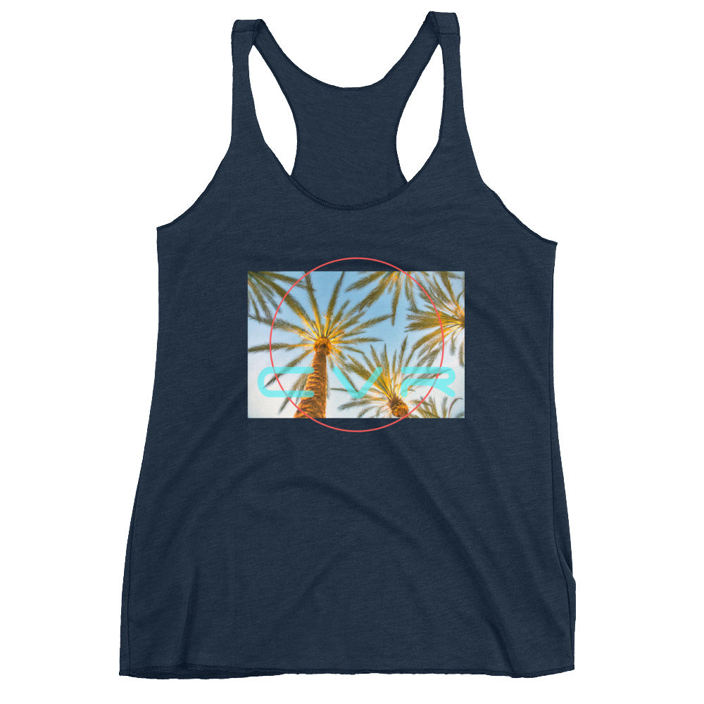California Vegan Republic CVR Summer Palm Women's Tank Top SFELV Spring/Summer 2019