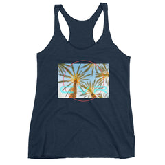 California Vegan Republic CVR Summer Palm Women's Tank Top SFELV Spring/Summer 2019