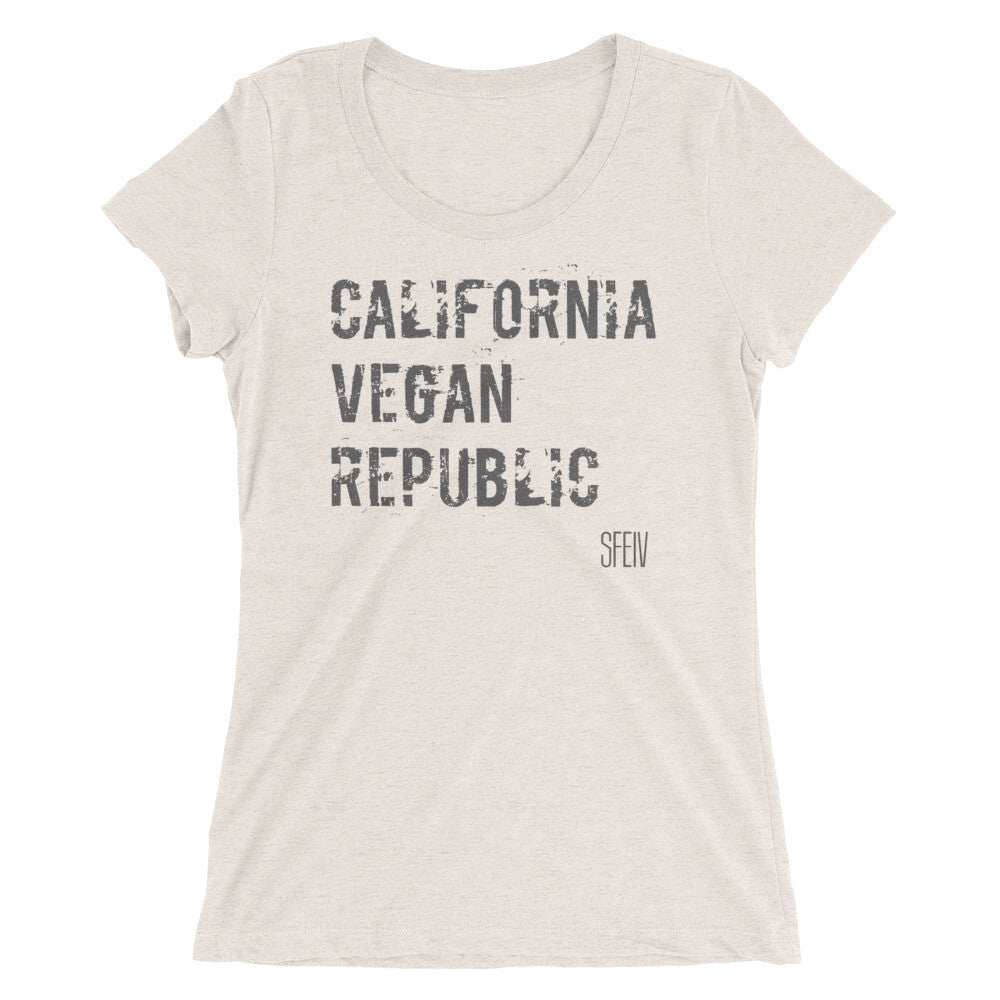 California Vegan Republic SFELV Women's short sleeve t-shirt