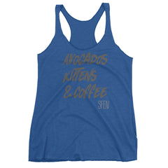 Avocados, Kittens & Coffee SFELV Women's tank top
