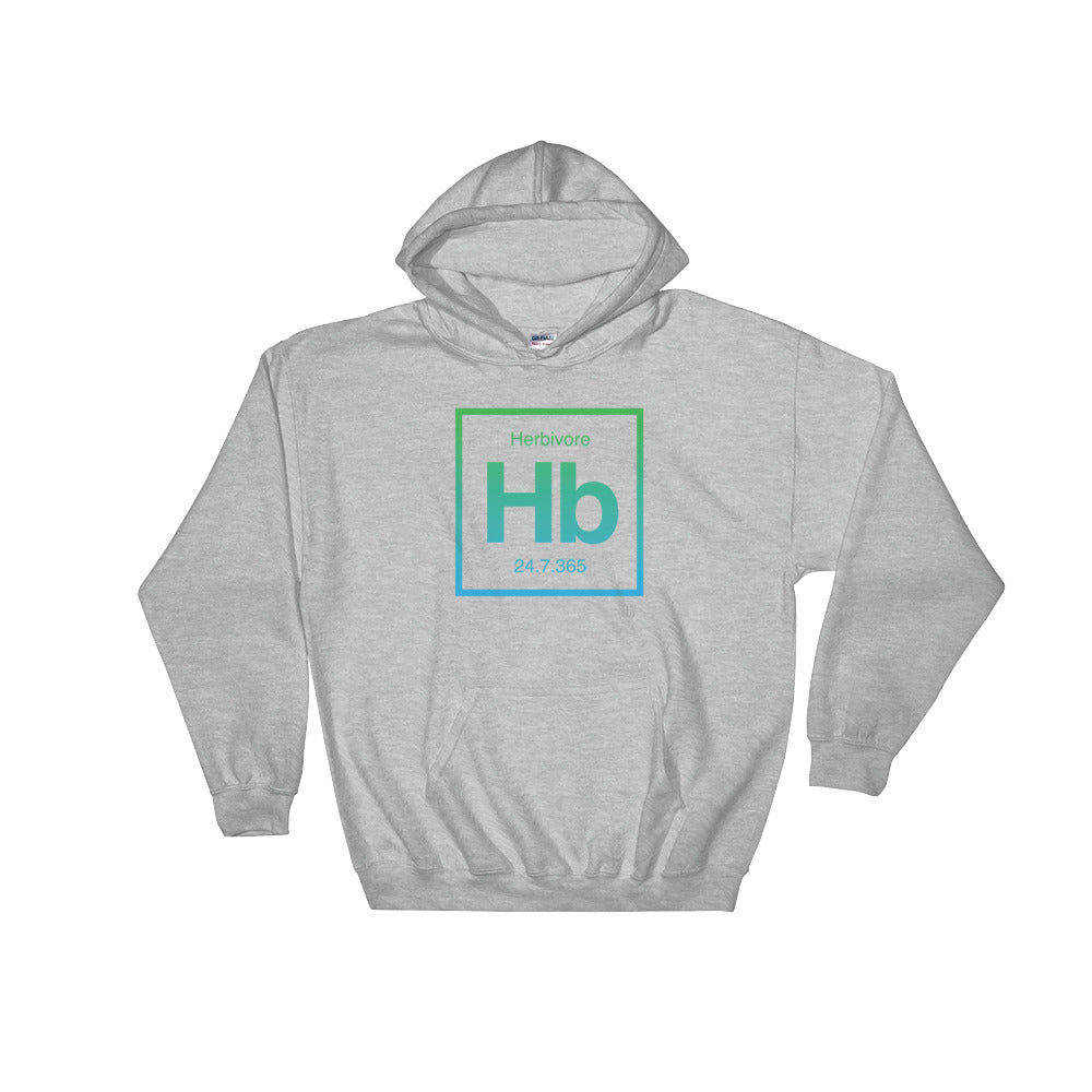 Hb Herbivore 24.7.365 SFElV Elements Collection Unisex Hooded Sweatshirt