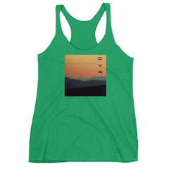 CVR Sunset SFELV CVR Collection Short Sleeve Women’s Tank Top - California Vegan Republic Spring/Summer 2019