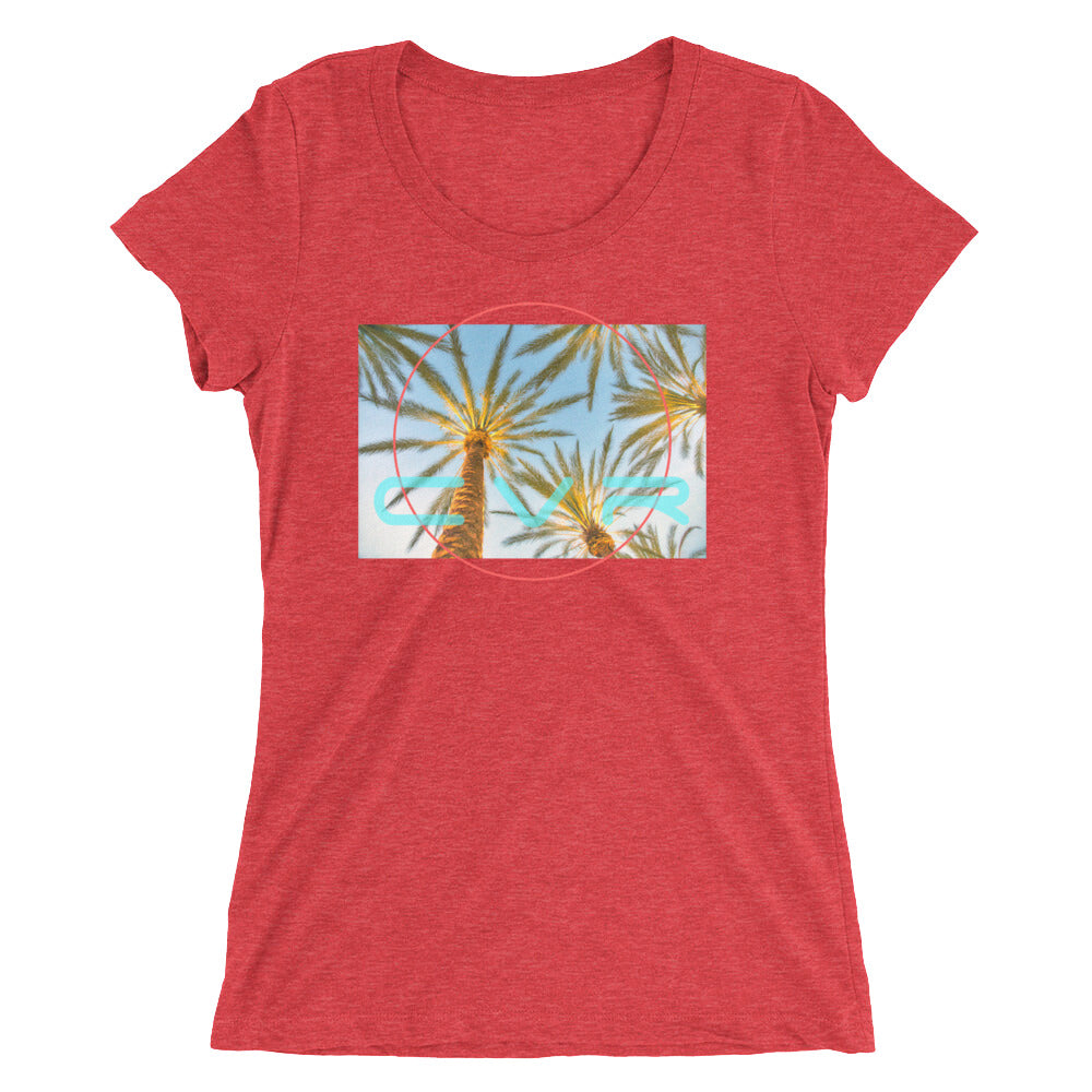 CVR Summer Palm SFELV CVR Collection Short Sleeve Women’s t-shirt - California Vegan Republic Spring/Summer 2019