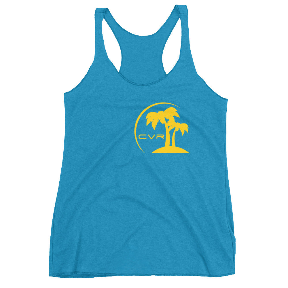 California Vegan Republic CVR Double Palm Women's Tank Top SFELV Spring/Summer 2019
