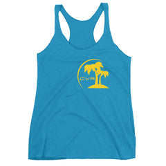 California Vegan Republic CVR Double Palm Women's Tank Top SFELV Spring/Summer 2019