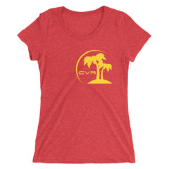 CVR Gold Double Palm SFELV CVR Collection Short Sleeve Women’s t-shirt - California Vegan Republic Spring/Summer 2019