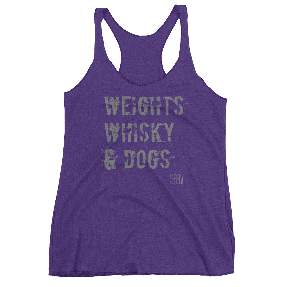 Weights, Whisky & Dogs SFElV Women's tank top