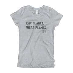 Eat Plants. Wear Plants. SFELV Girl's T-Shirt