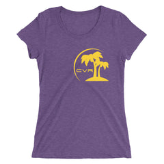 CVR Gold Double Palm SFELV CVR Collection Short Sleeve Women’s t-shirt - California Vegan Republic Spring/Summer 2019
