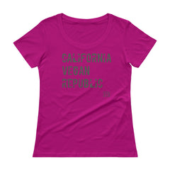 California Vegan Republic SFELV Women's Scoopneck T-Shirt