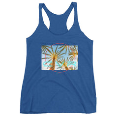 California Vegan Republic CVR Summer Palm Women's Tank Top SFELV Spring/Summer 2019