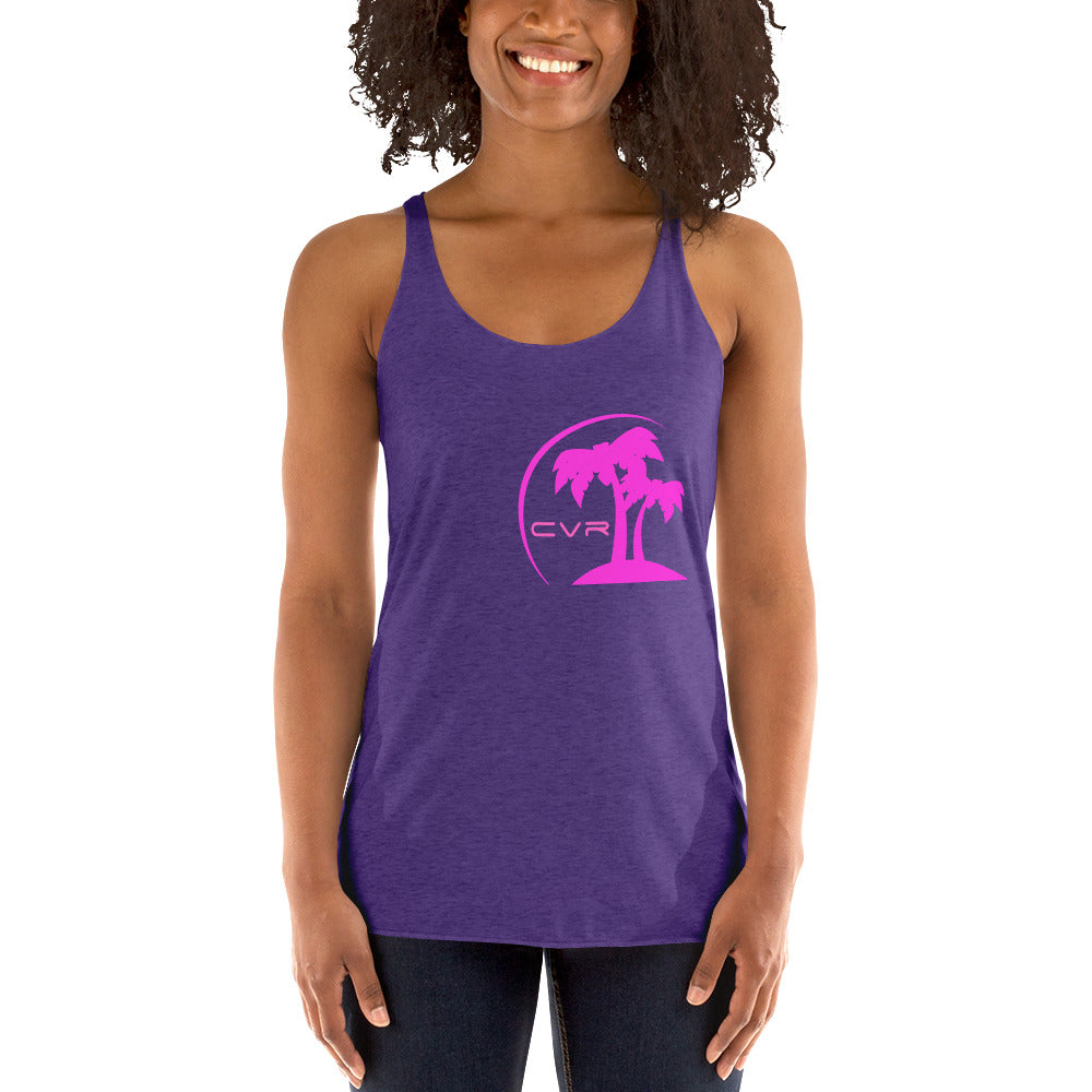 California Vegan Republic CVR Double Palm Women's Tank Top SFELV Spring Summer 2019