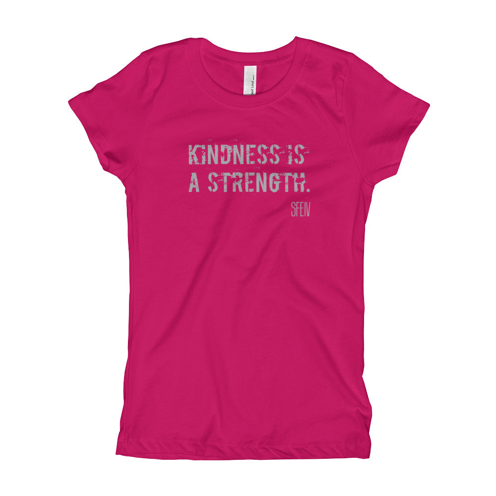 Kindness Is A Strength. SFELV Girl's T-Shirt