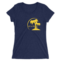 CVR Gold Double Palm SFELV CVR Collection Short Sleeve Women’s t-shirt - California Vegan Republic Spring/Summer 2019