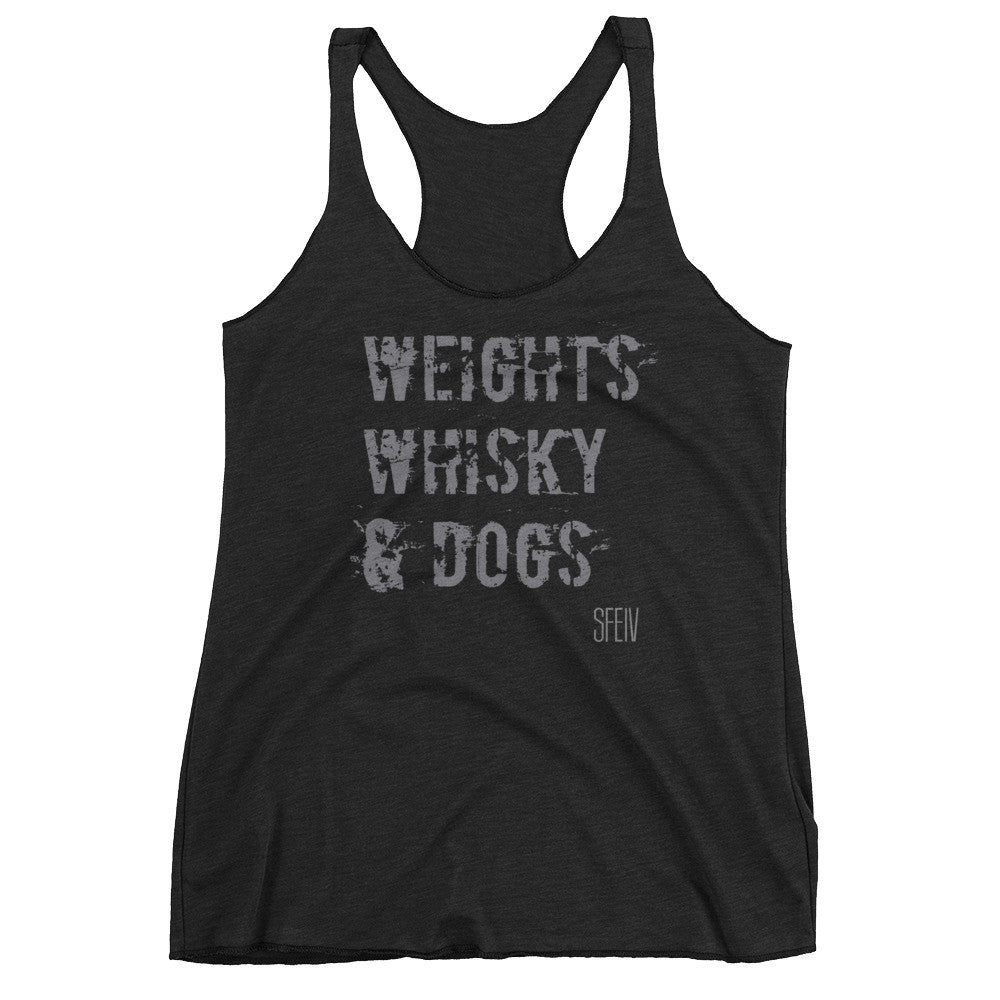 Weights, Whisky & Dogs SFElV Women's tank top