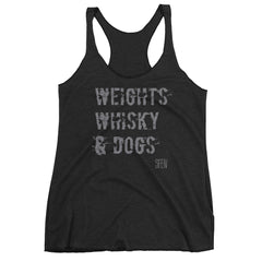 Weights, Whisky & Dogs SFElV Women's tank top