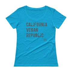 California Vegan Republic SFELV Women's Scoopneck T-Shirt