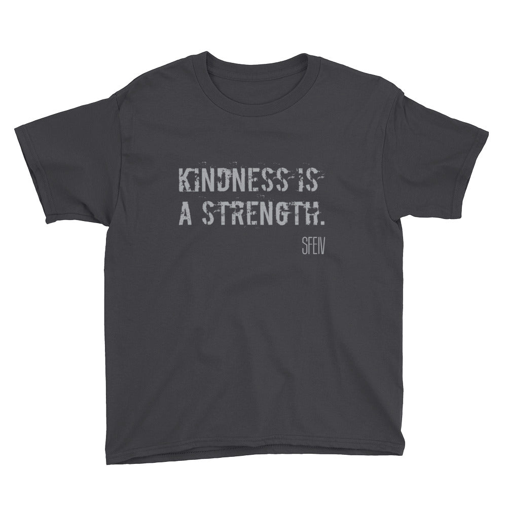Kindness Is A Strength SFELV Boy's Short Sleeve T-Shirt