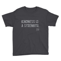 Kindness Is A Strength SFELV Boy's Short Sleeve T-Shirt