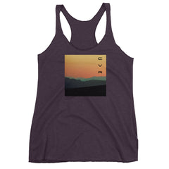 CVR Sunset SFELV CVR Collection Short Sleeve Women’s Tank Top - California Vegan Republic Spring/Summer 2019