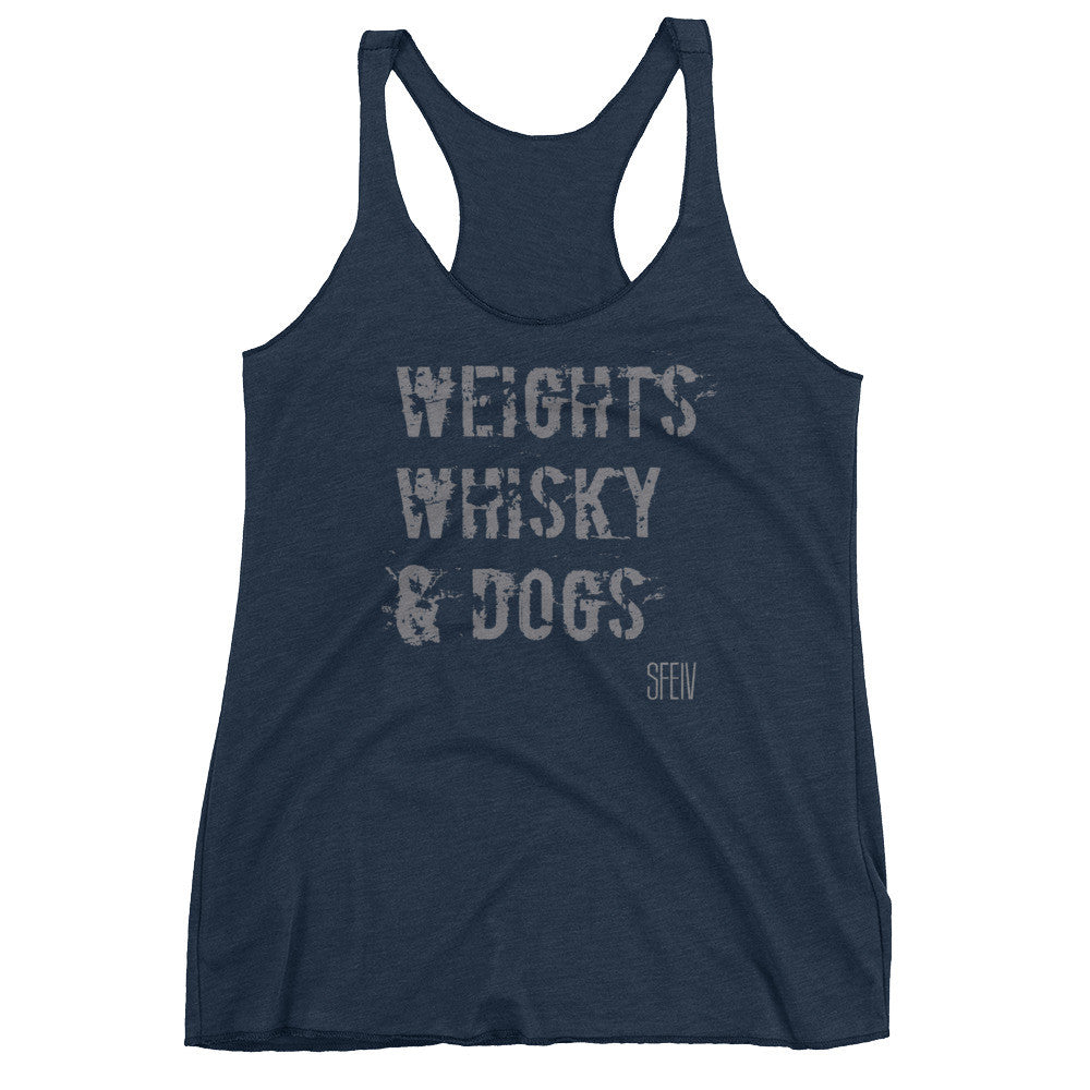 Weights, Whisky & Dogs SFElV Women's tank top