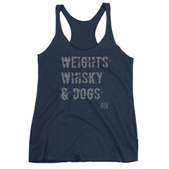 Weights, Whisky & Dogs SFElV Women's tank top
