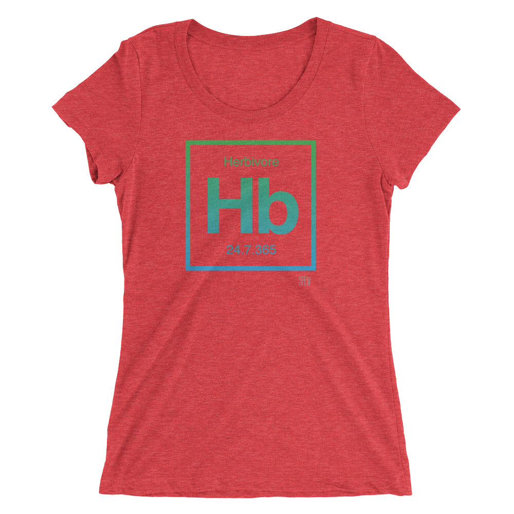 Hb Herbivore 24.7.365 SFElV Elements Collection Women's short sleeve t-shirt