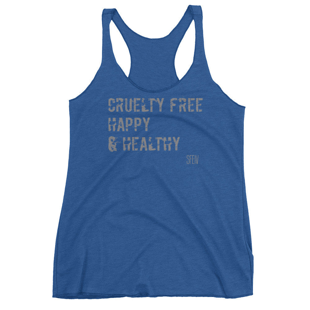 Cruelty Free, Happy & Healthy SFELV Women's tank top