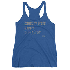 Cruelty Free, Happy & Healthy SFELV Women's tank top