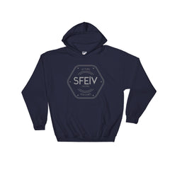 SFELV Eat Plants. Wear Plants. California Hexagon Unisex Hooded Sweatshirt