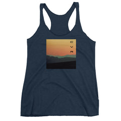 CVR Sunset SFELV CVR Collection Short Sleeve Women’s Tank Top - California Vegan Republic Spring/Summer 2019
