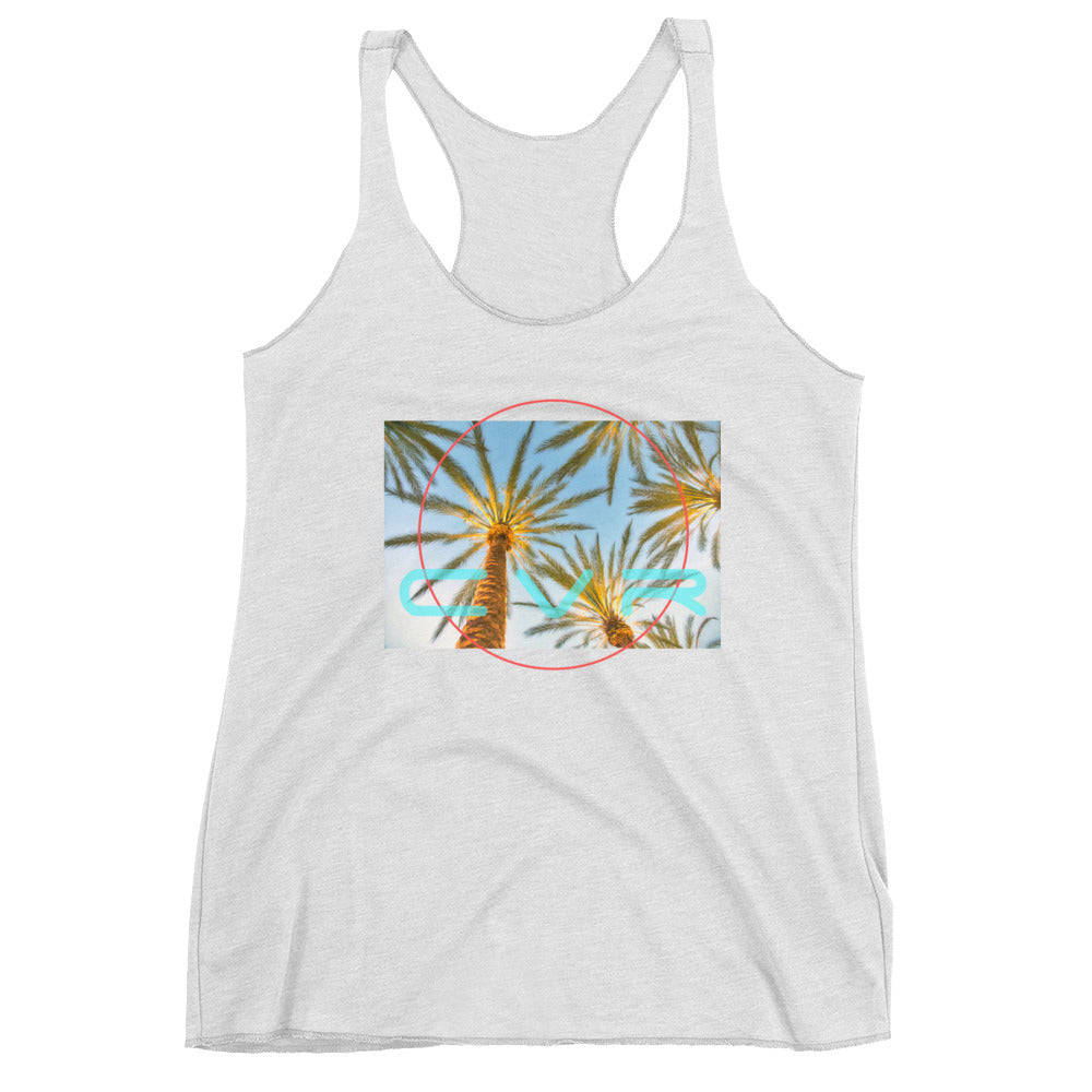 California Vegan Republic CVR Summer Palm Women's Tank Top SFELV Spring/Summer 2019