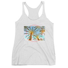 California Vegan Republic CVR Summer Palm Women's Tank Top SFELV Spring/Summer 2019
