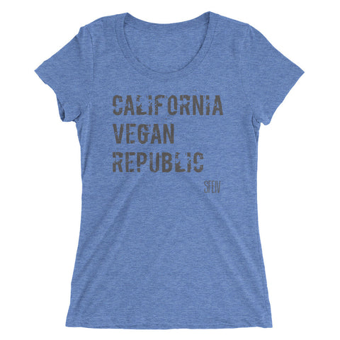 California Vegan Republic SFELV Women's short sleeve t-shirt